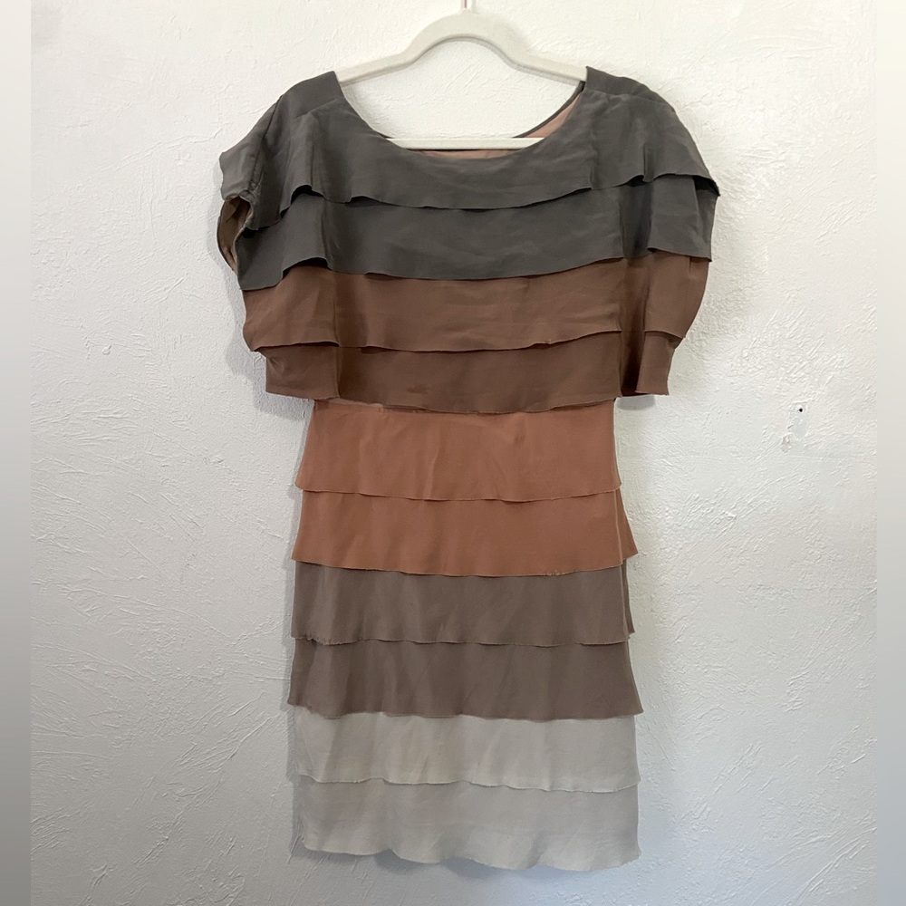 BCBG MaxAzria layered cocktail dress, size Xxs